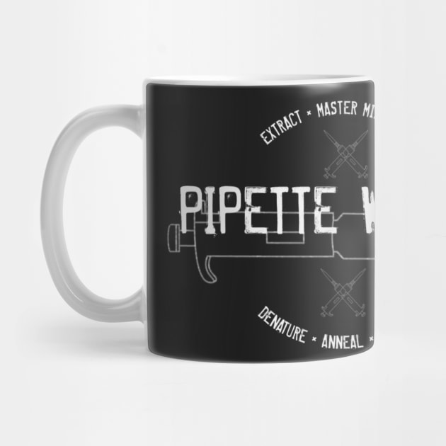 Pipette Warrior - Molecular Biology - Science Lab by MoPaws